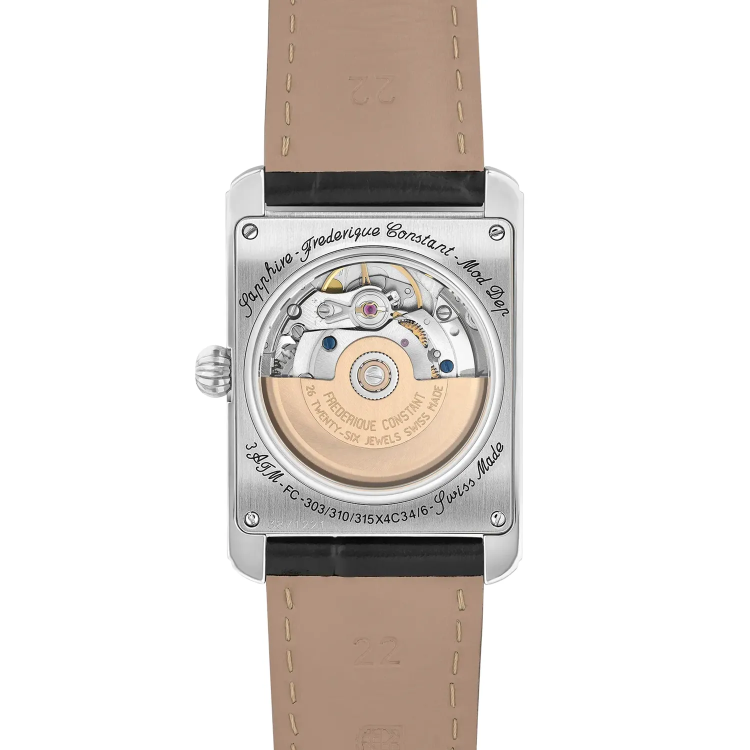 Montre Frederique Constant Carrée Heart Beat Automatic