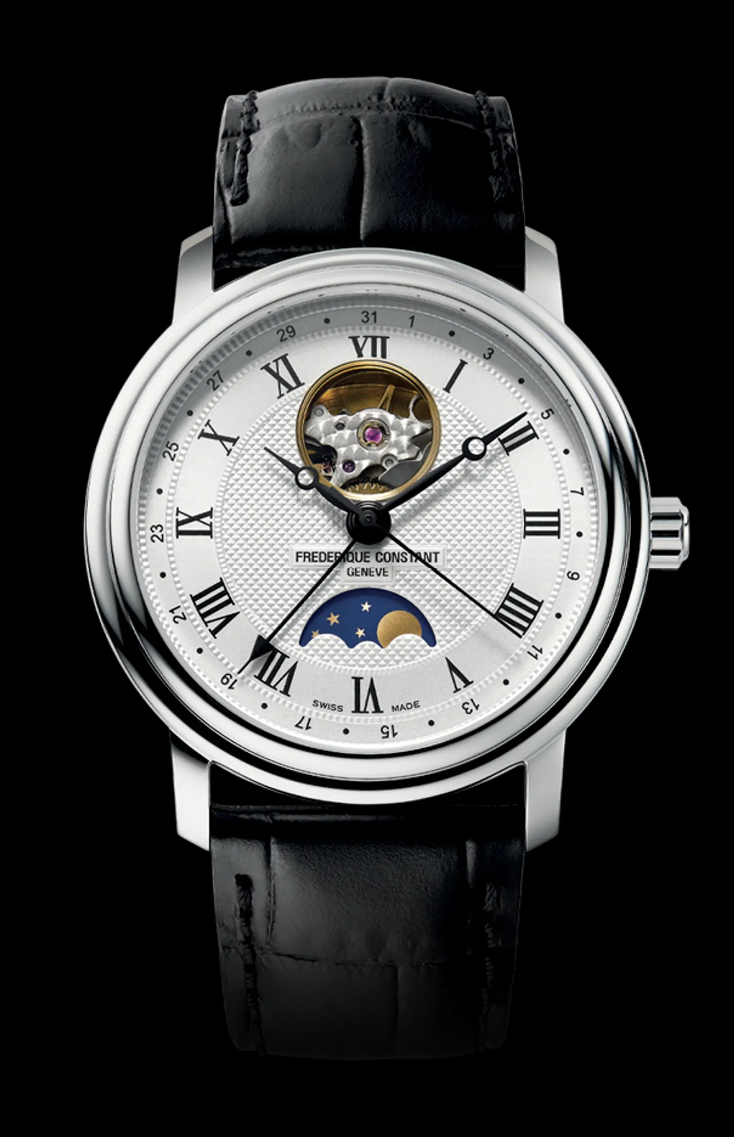 Montre Frederique Constant Heart Beat Moonphase Date