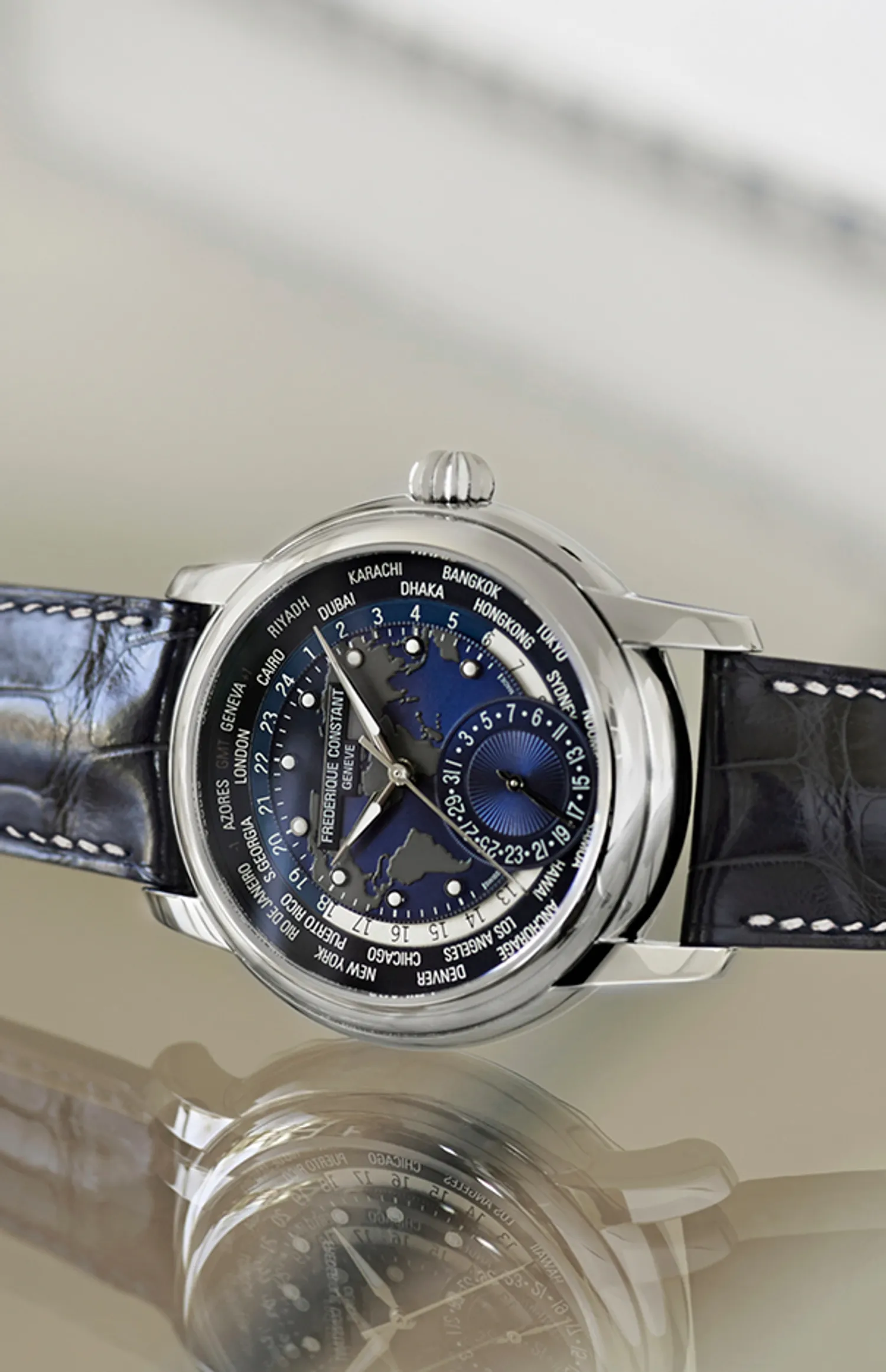 Montre Frederique Constant Classic Worldtimer