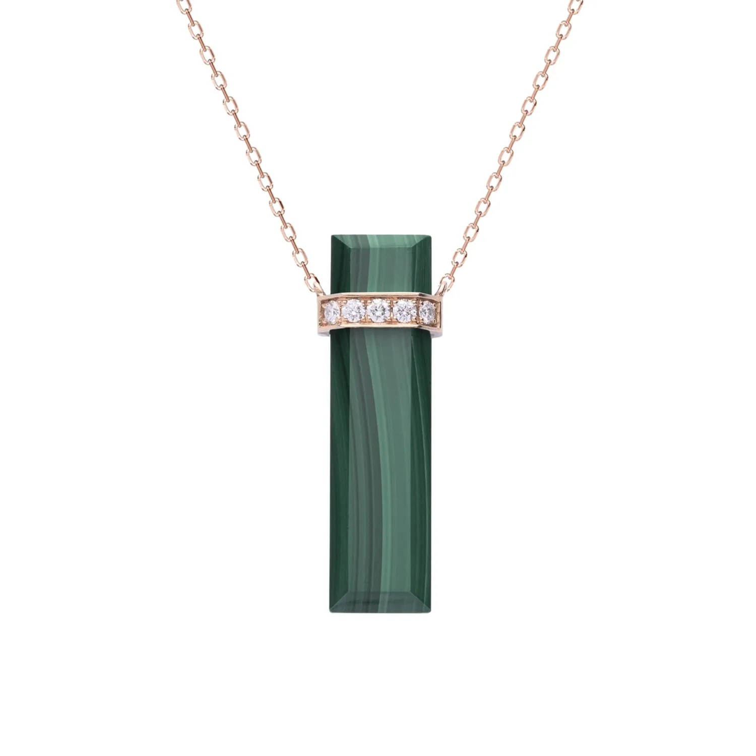Pendentif METEOR Malachite GM