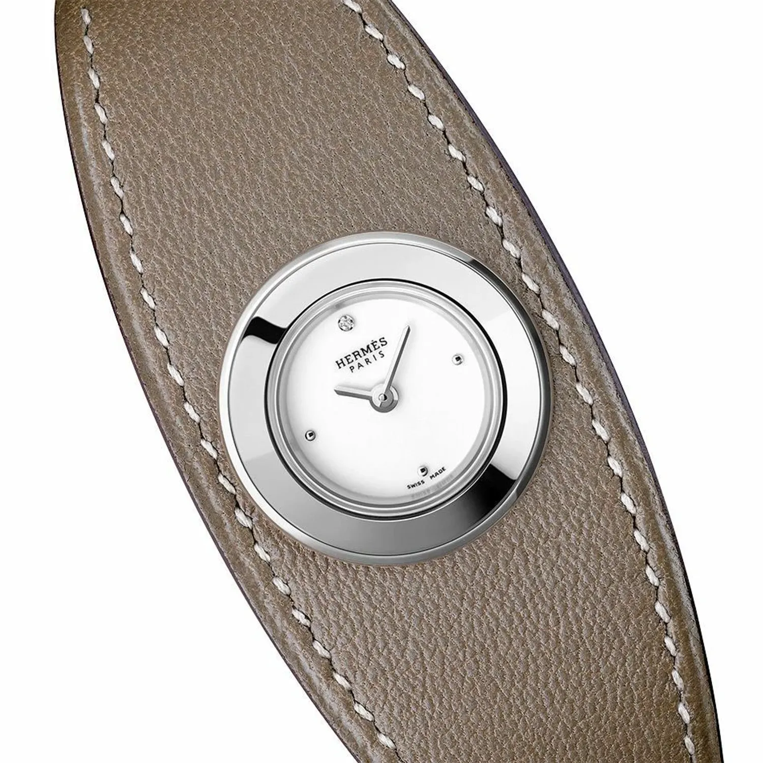 Montre Hermès Faubourg Manchette Étoupe