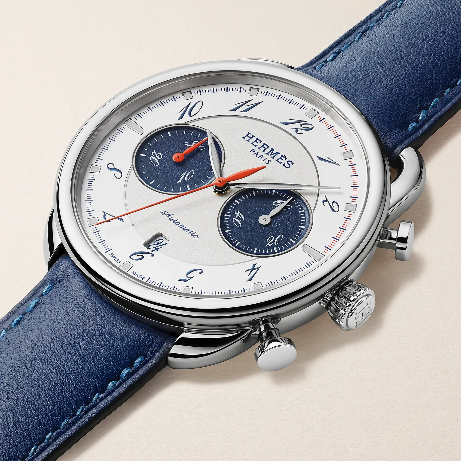 Montre Hermès Arceau Chronographe, 42 mm