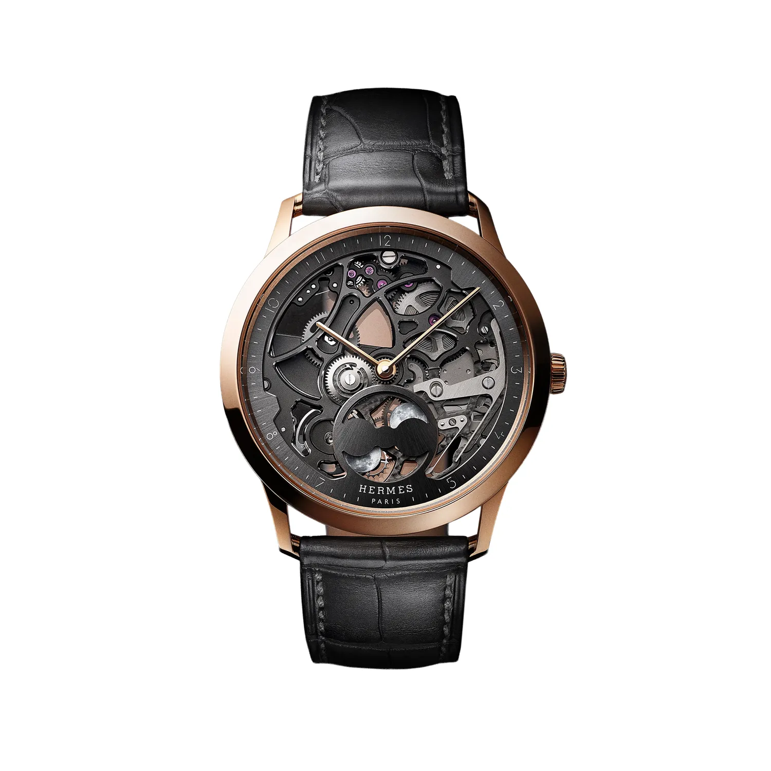 Montre Slim d'Hermès Squelette, 39,5 mm