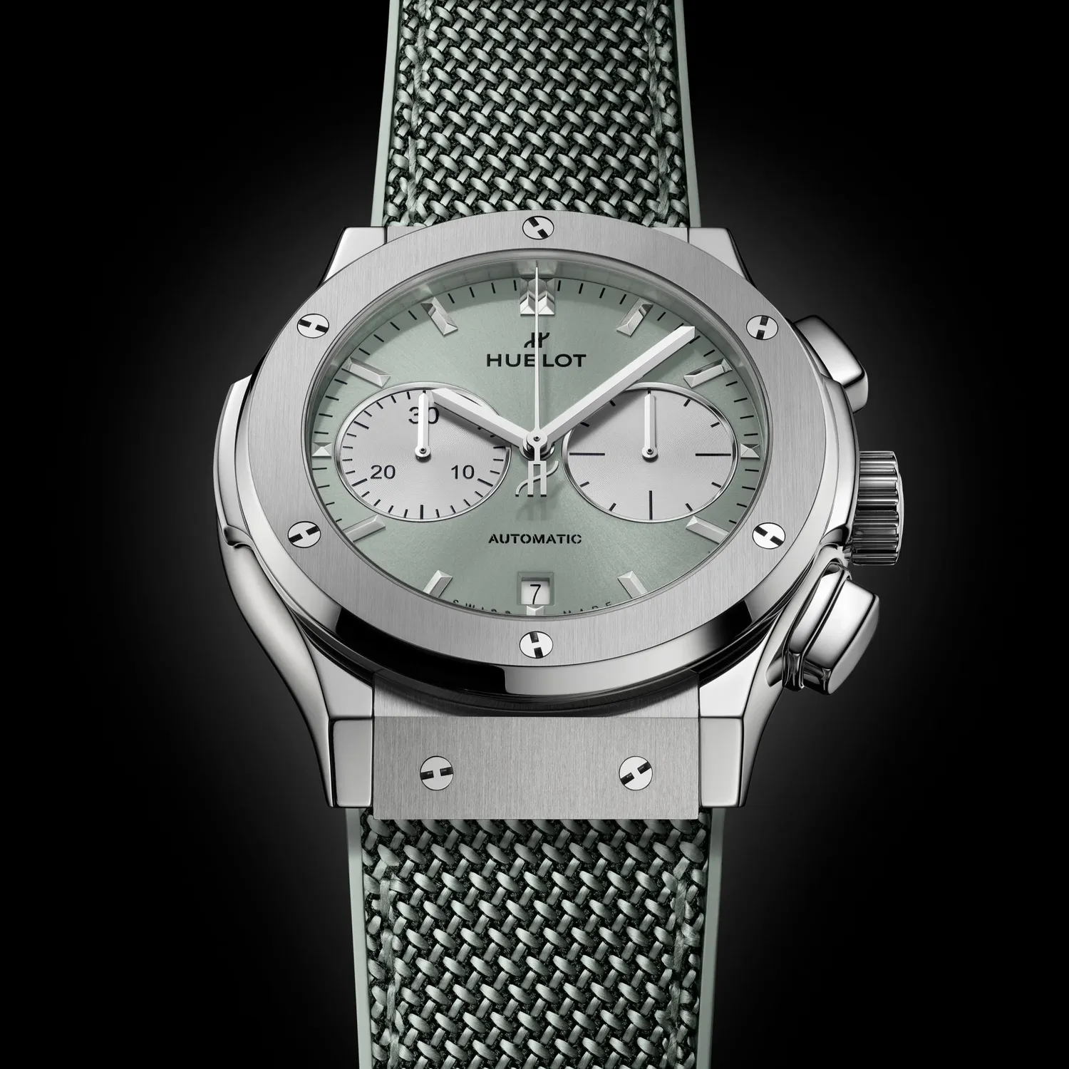 Montre Hublot Classic Fusion Chronograph Titanium Sage Green
