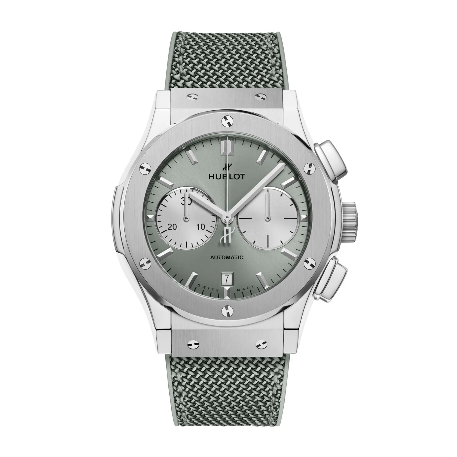 Montre Hublot Classic Fusion Chronograph Titanium Sage Green
