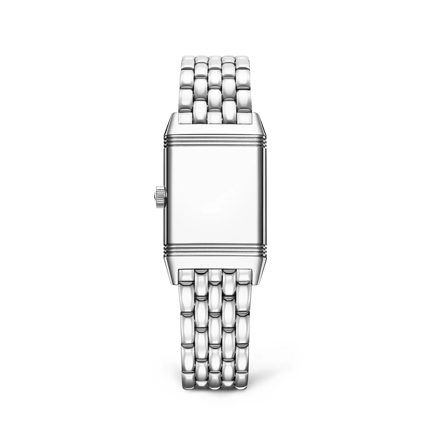 Montre REVERSO CLASSIC Small Quartz Bracelet acier, Cadran argenté
