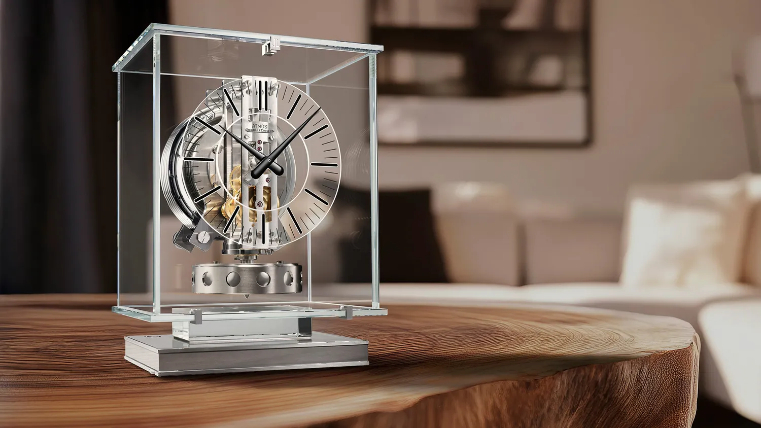 Pendule Jaeger-LeCoultre Collection Atmos Transparente