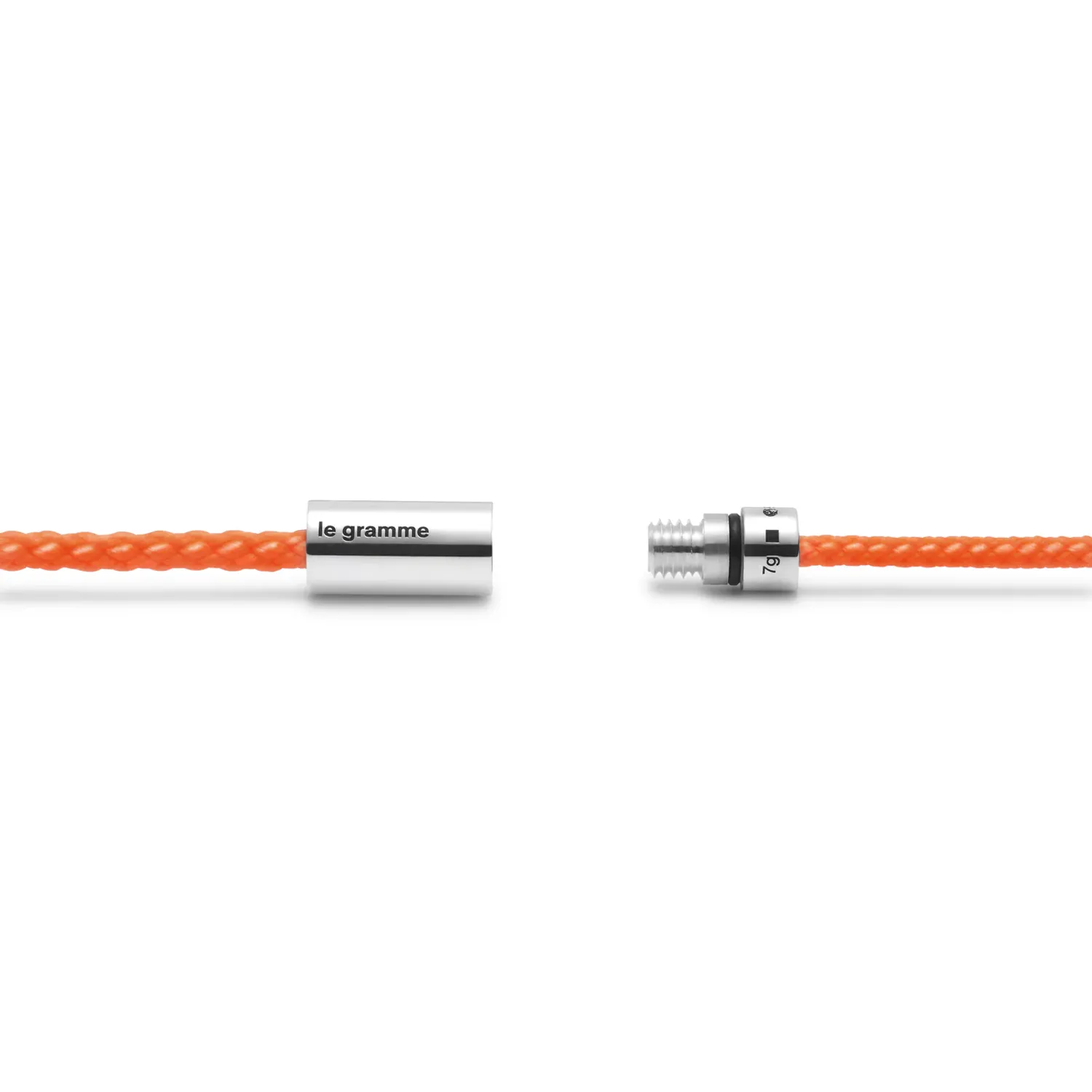 Bracelet CABLE nato orange le 7g