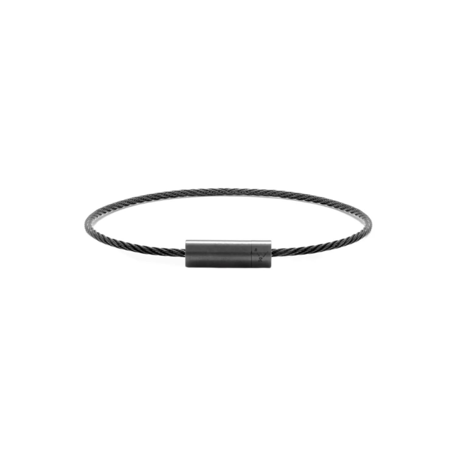 Bracelet le gramme Câble en céramique brossé, 5 grammes