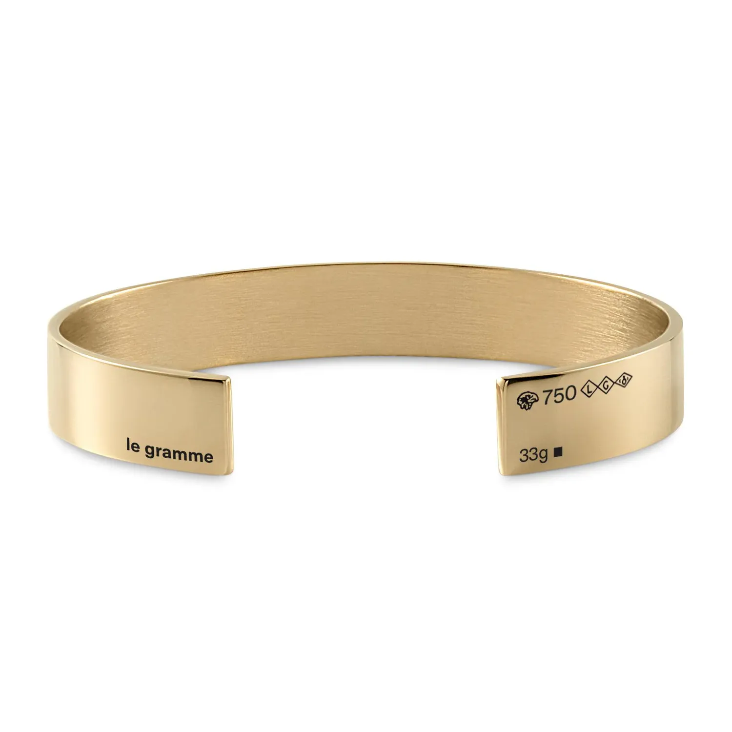 Bracelet RUBAN le 33g Lisse Poli
Taille S (15,6 - 16,5cm)