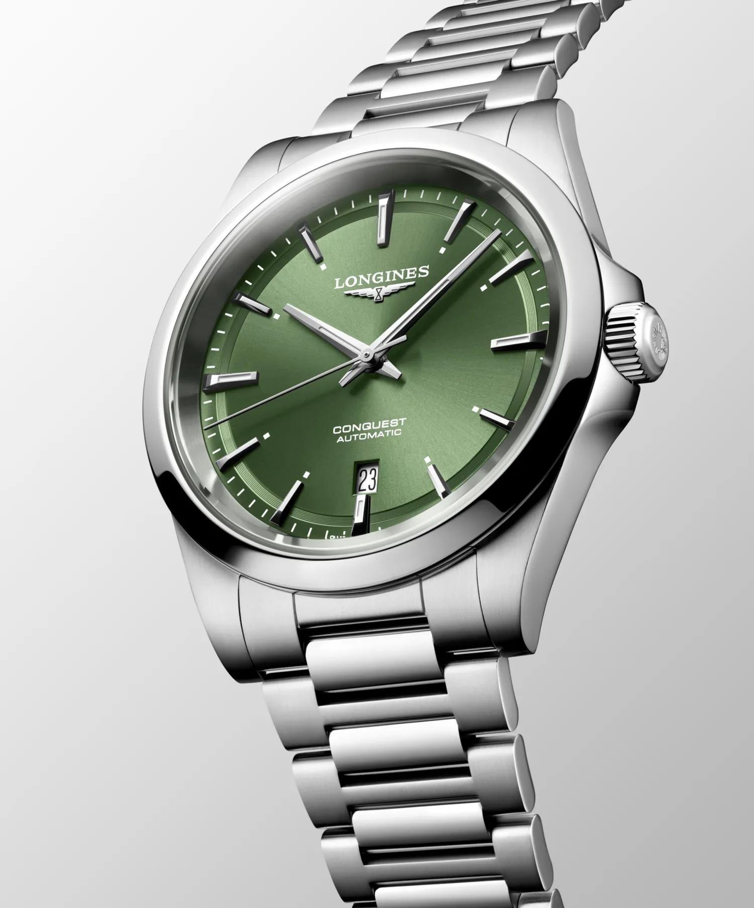 Montre Longines Conquest, Cadran vert soleillé