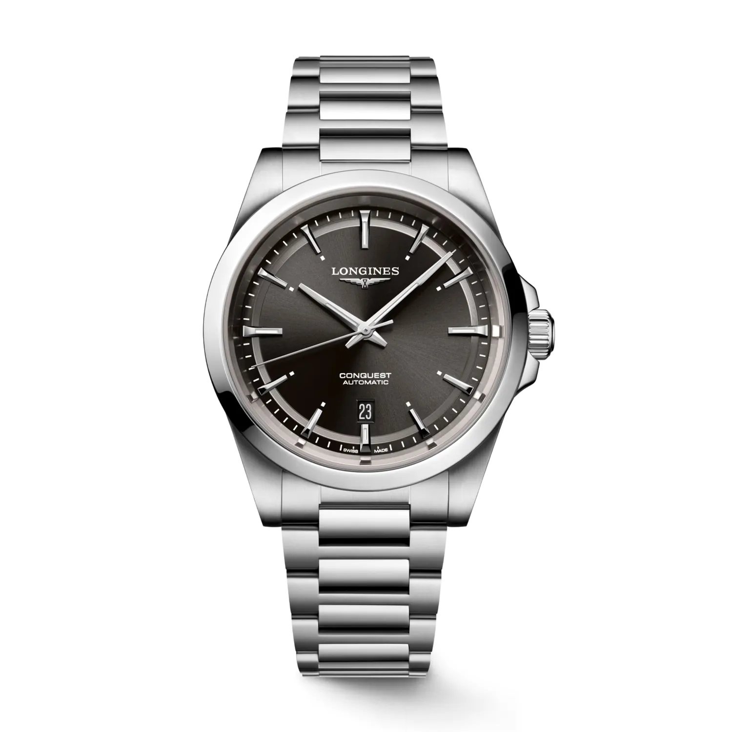 Montre Longines Conquest, Cadran noir soleillé