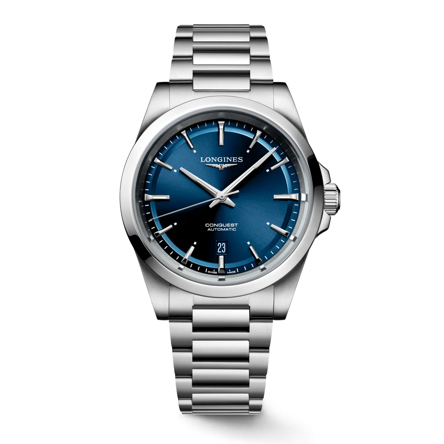 Montre Longines Conquest, Cadran bleu soleillé
