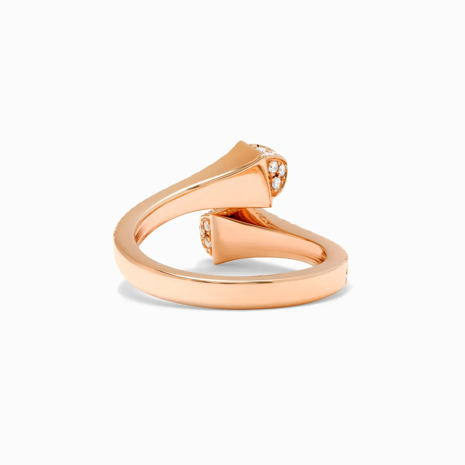 Bague Marli New York Cleo or rose, diamants