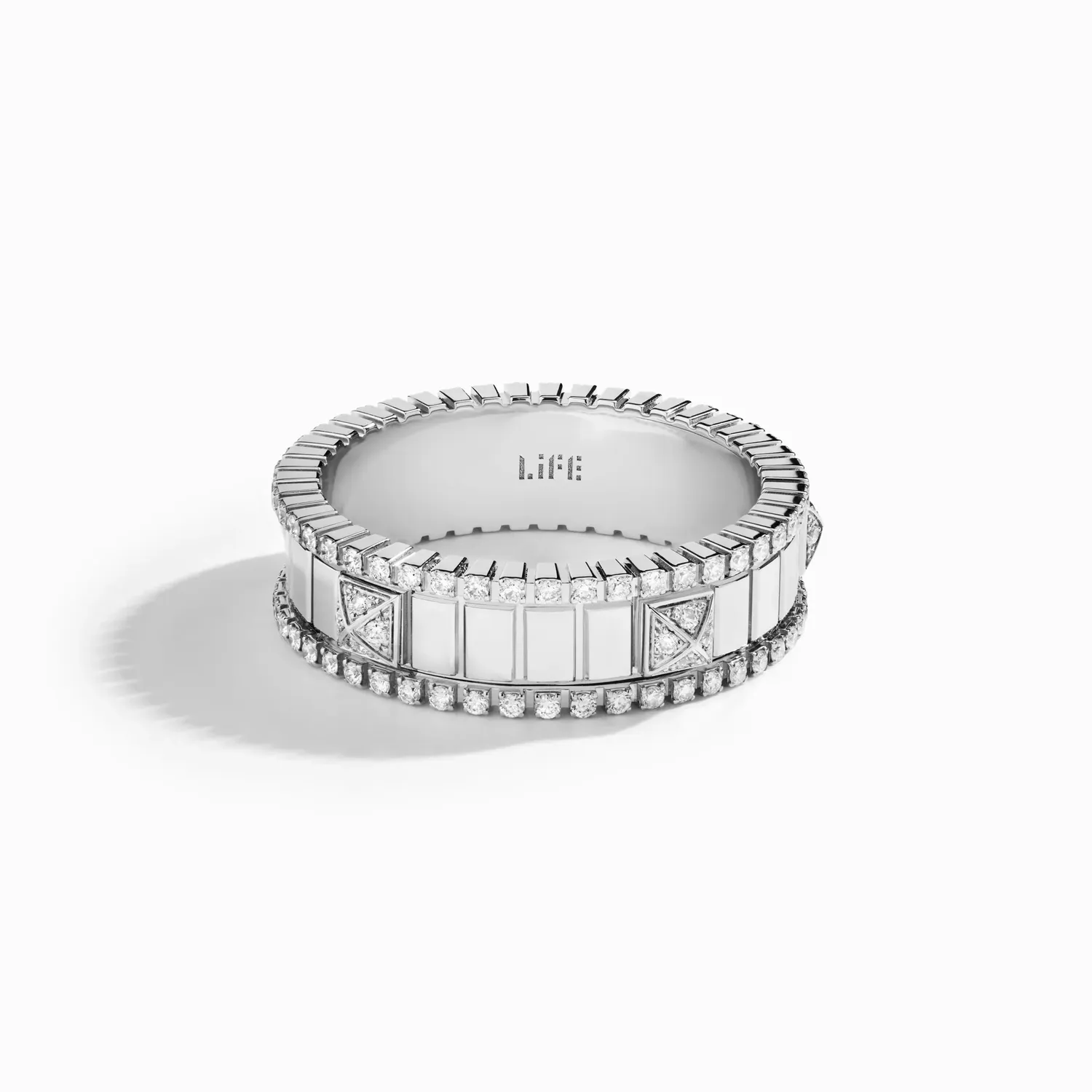 Bague Marli New York LIFE, or blanc, diamants