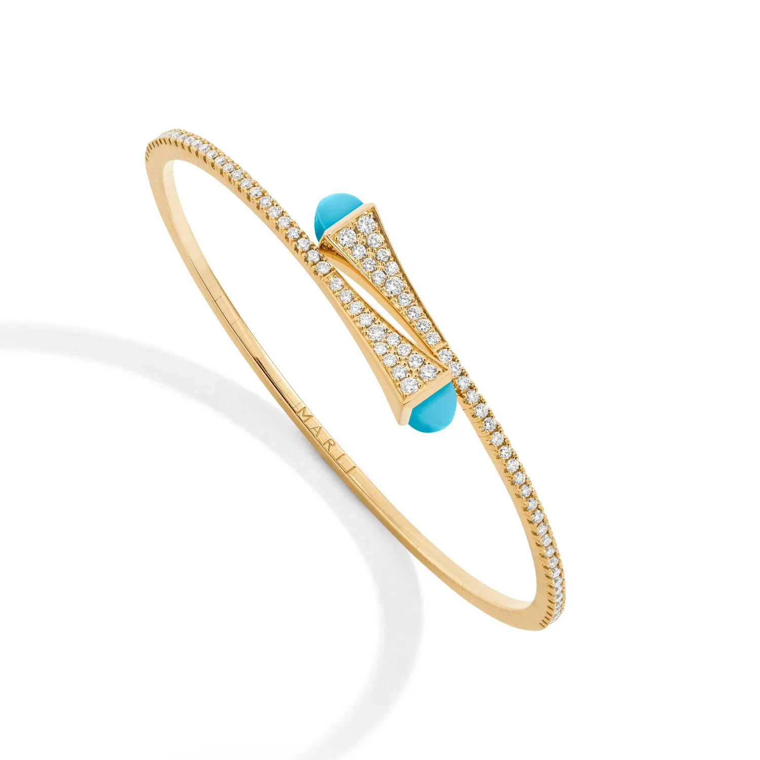 Bracelet Bangle CLEO Slim turquoises Taille S (16cm)