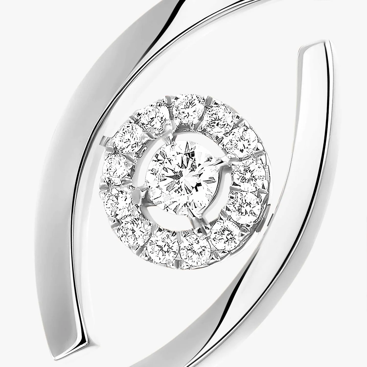 Bague Messika Diamant en Or Blanc Lucky Eye