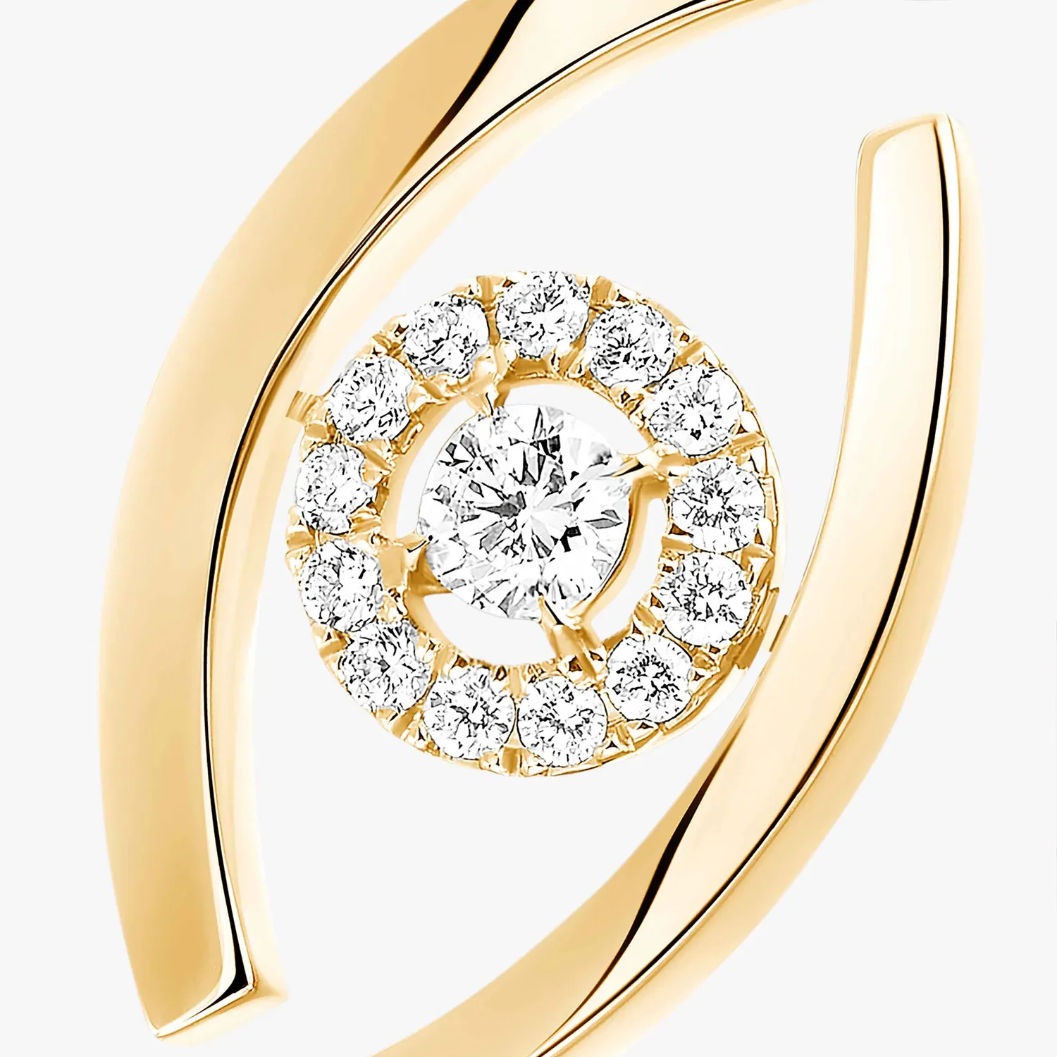 Bague Messika Diamant en Or Jaune Lucky Eye