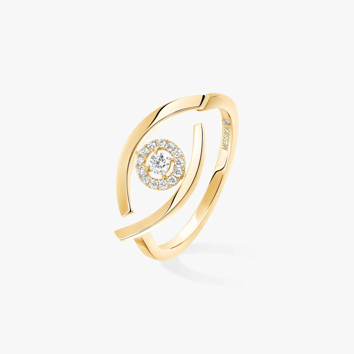 Bague Messika Diamant en Or Jaune Lucky Eye