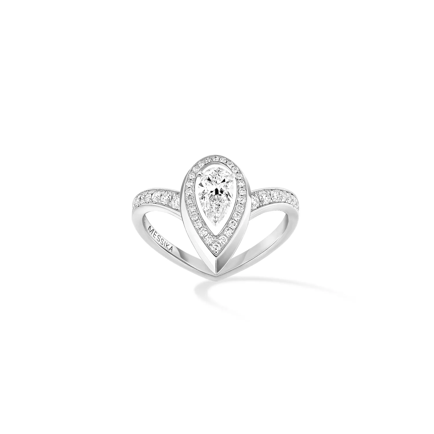 Bague Messika Fiery, or blanc et diamants 0,30 ct