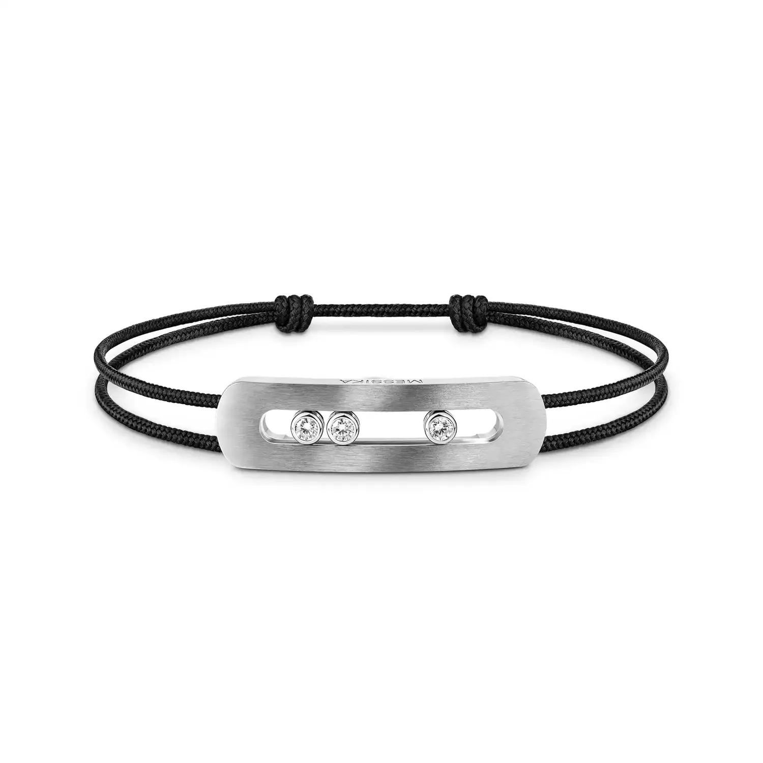 Bracelet Cordon Messika Move Titanium Naturel XL