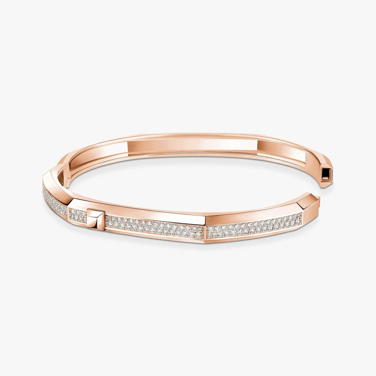 Bracelet Bangle MODERNISTE Pavé MM, Taille S (14,5 - 15,5 cm)