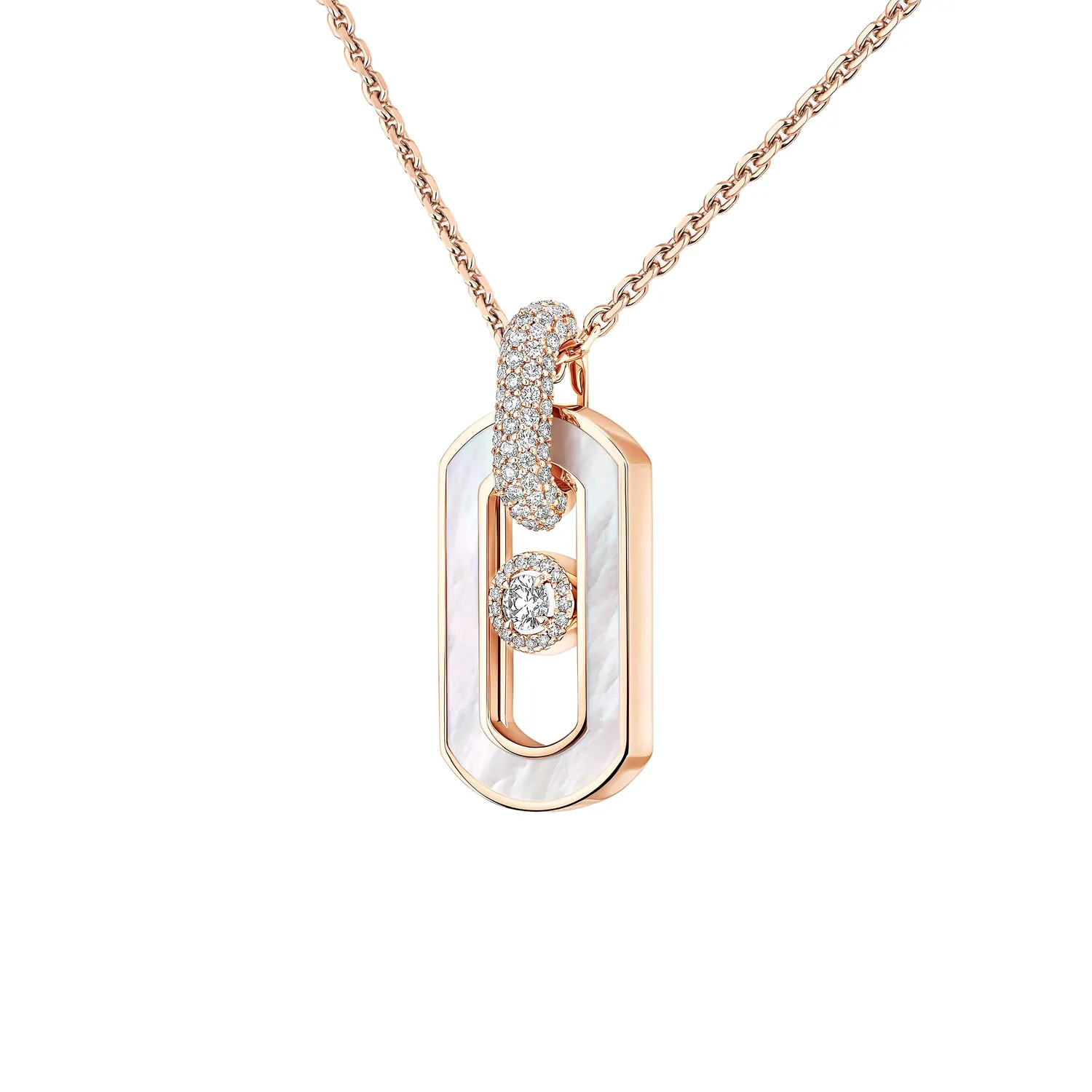 Collier SO MOVE Nacre Blanche