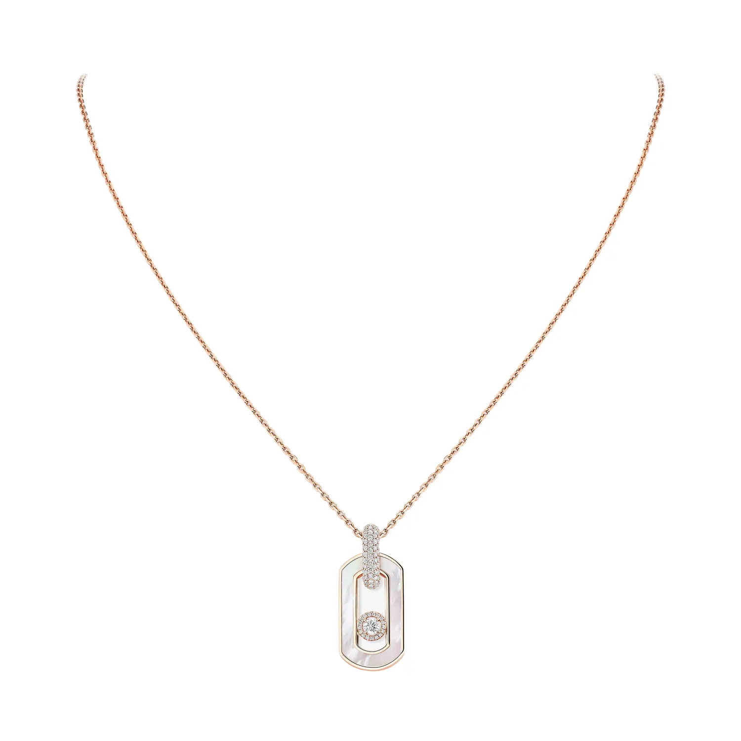 Collier SO MOVE Nacre Blanche