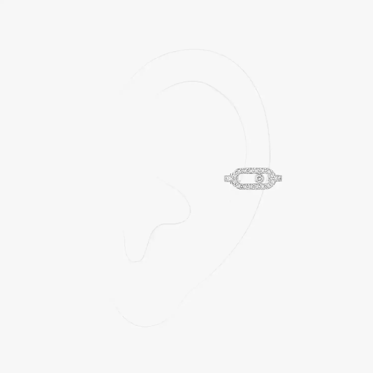 Clip d'oreille Messika Move Uno pavé