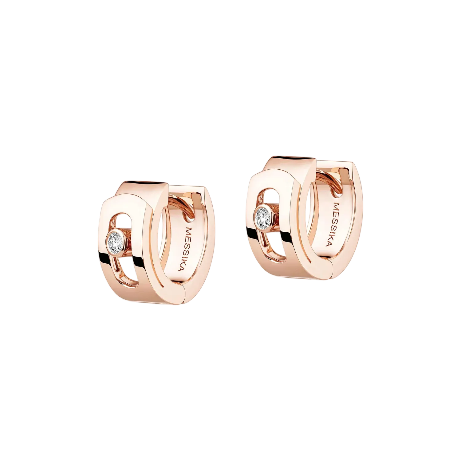 Boucles d'oreilles créoles Messika Move Noa