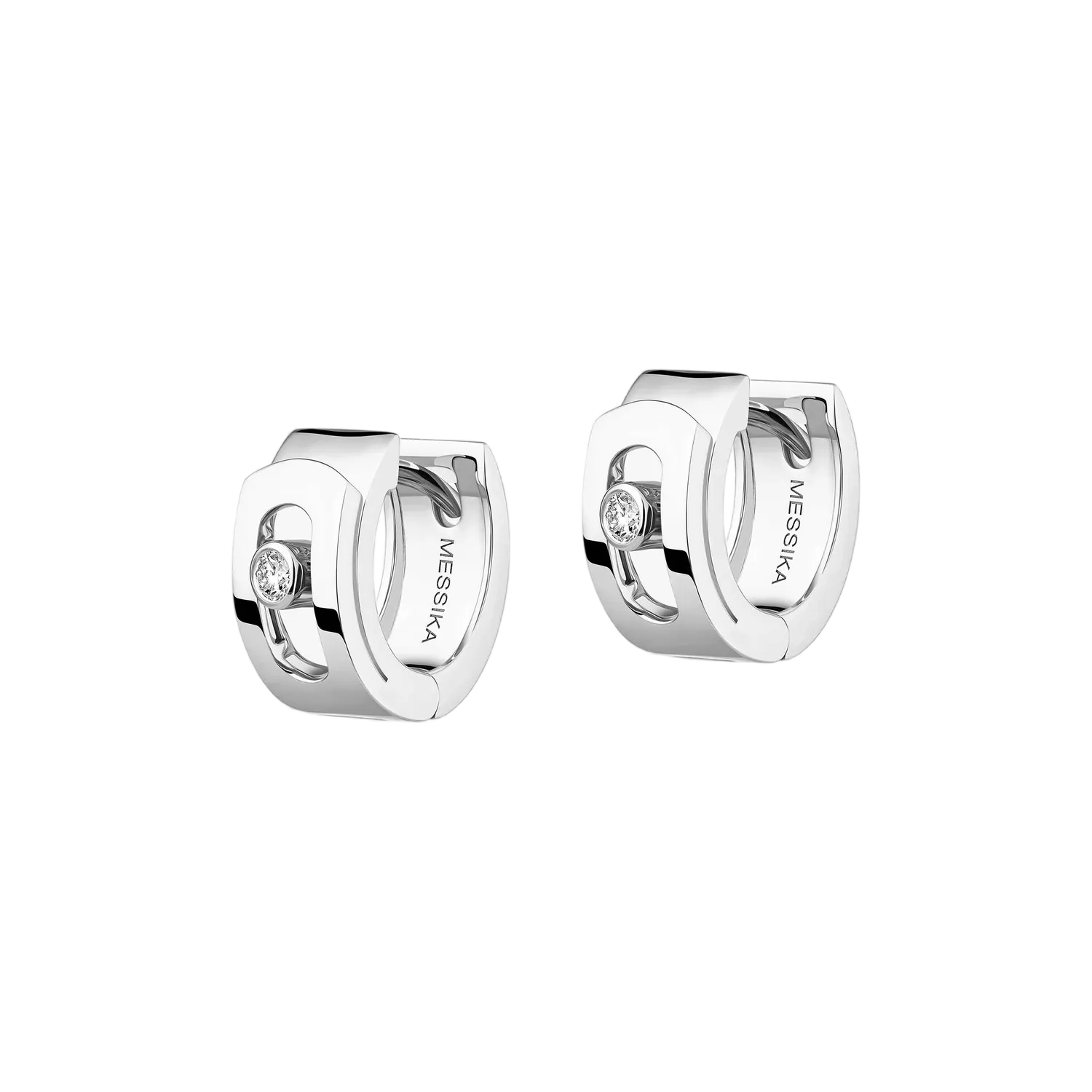 Boucles d'oreilles créoles Messika Move Noa