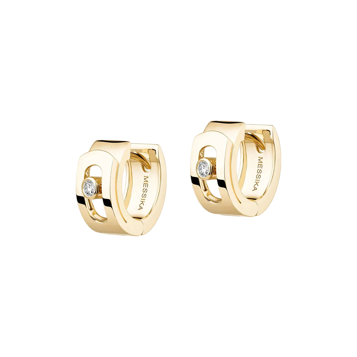 Boucles d'oreilles créoles Messika Move Noa