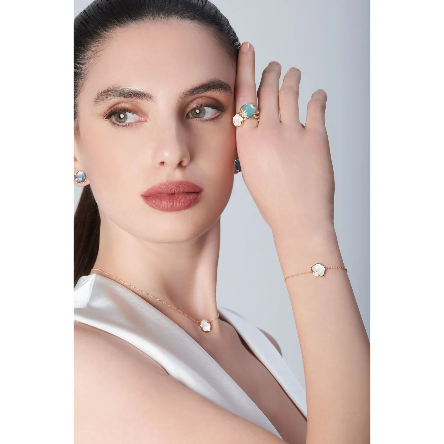 Bracelet Pasquale Bruni Petit Joli, Or Rose, Nacre, Diamants