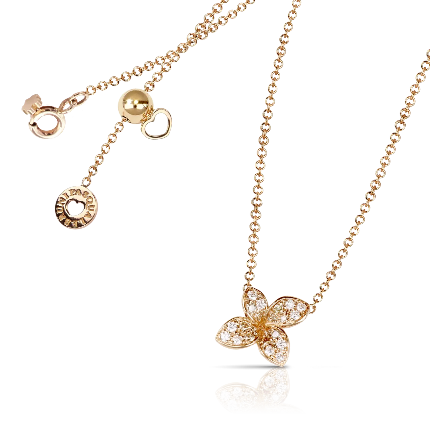 Collier Pasquale Bruni Petit Garden, Or rose, Diamants