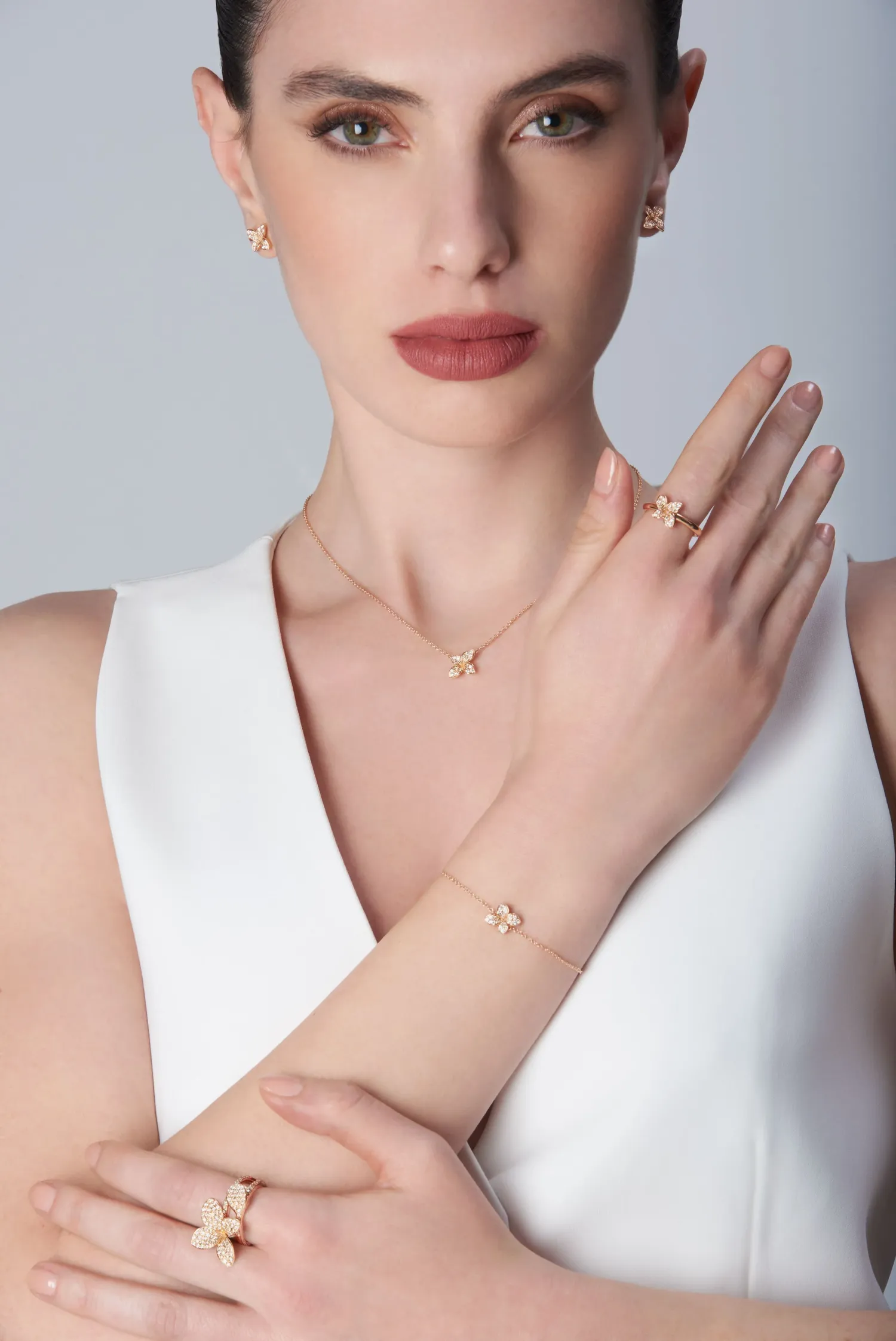 Bracelet Pasquale Bruni Petit Garden, Or Rose, Diamants