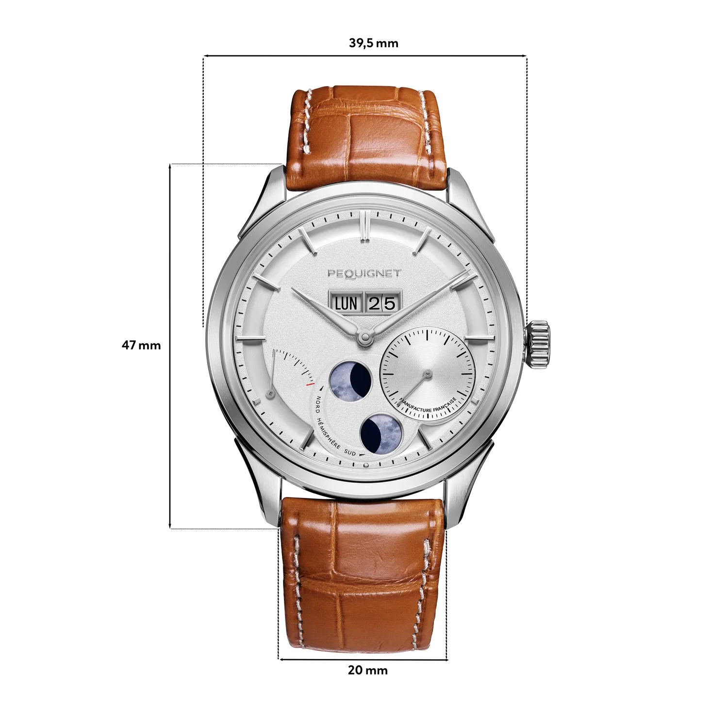Montre Pequignet Royale Paris - 39,5 mm