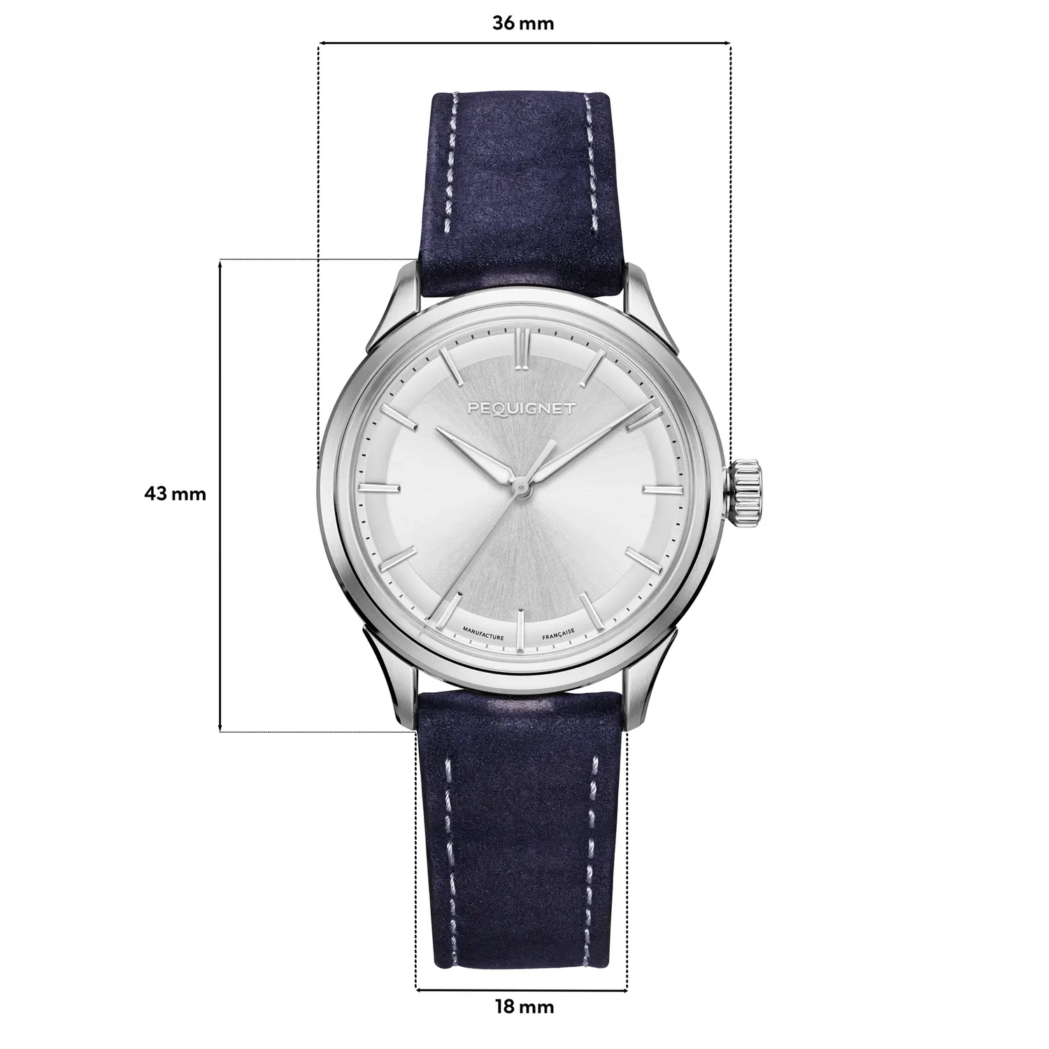 Montre Pequignet Royale Paris - 36 mm
