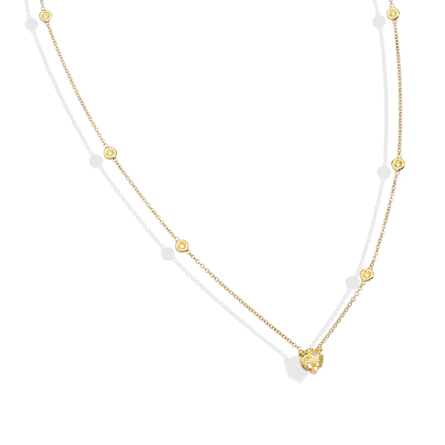 Collier Recarlo Anniversary Love en or jaune et diamants
