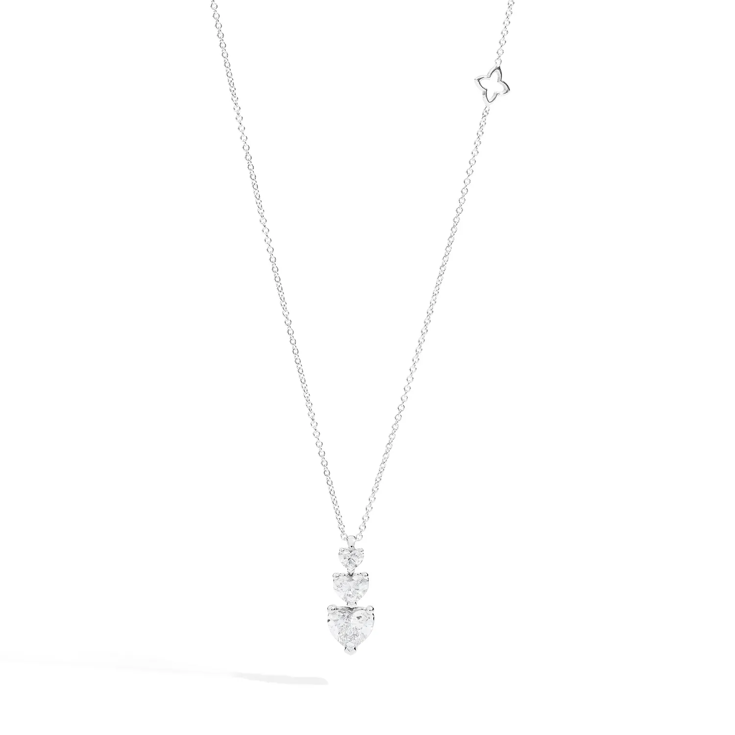 Collier Recarlo Anniversary Love en or blanc et diamants