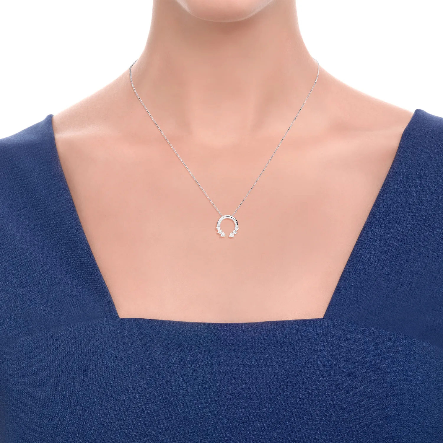 Collier Recarlo Anniversary More en or blanc et diamants