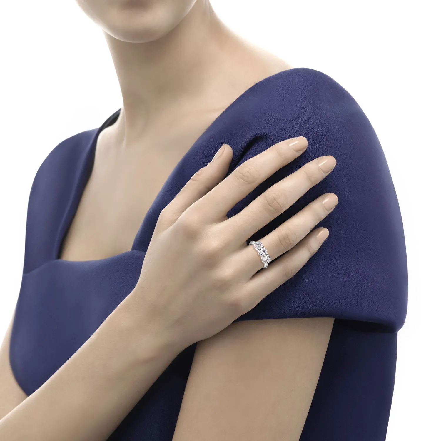 Bague Recarlo Anniversary Trilogy en or blanc et diamants