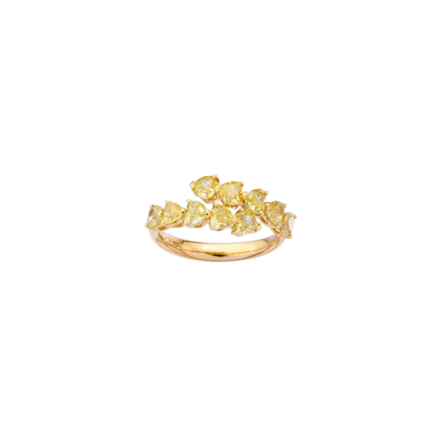Bague Recarlo Anniversary Love en or jaune et diamants
