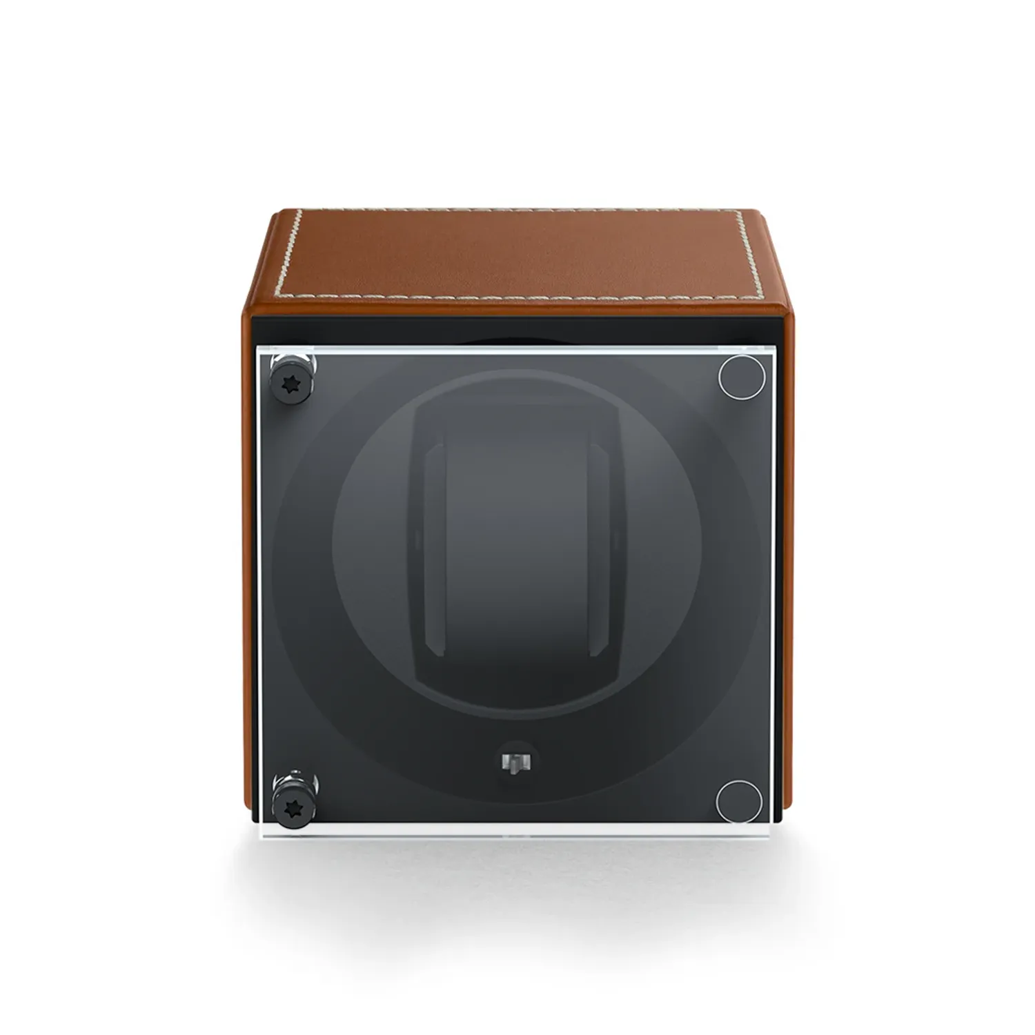 Remontoir SwissKubik 1 Montre Cuir, avec vitre protectrice