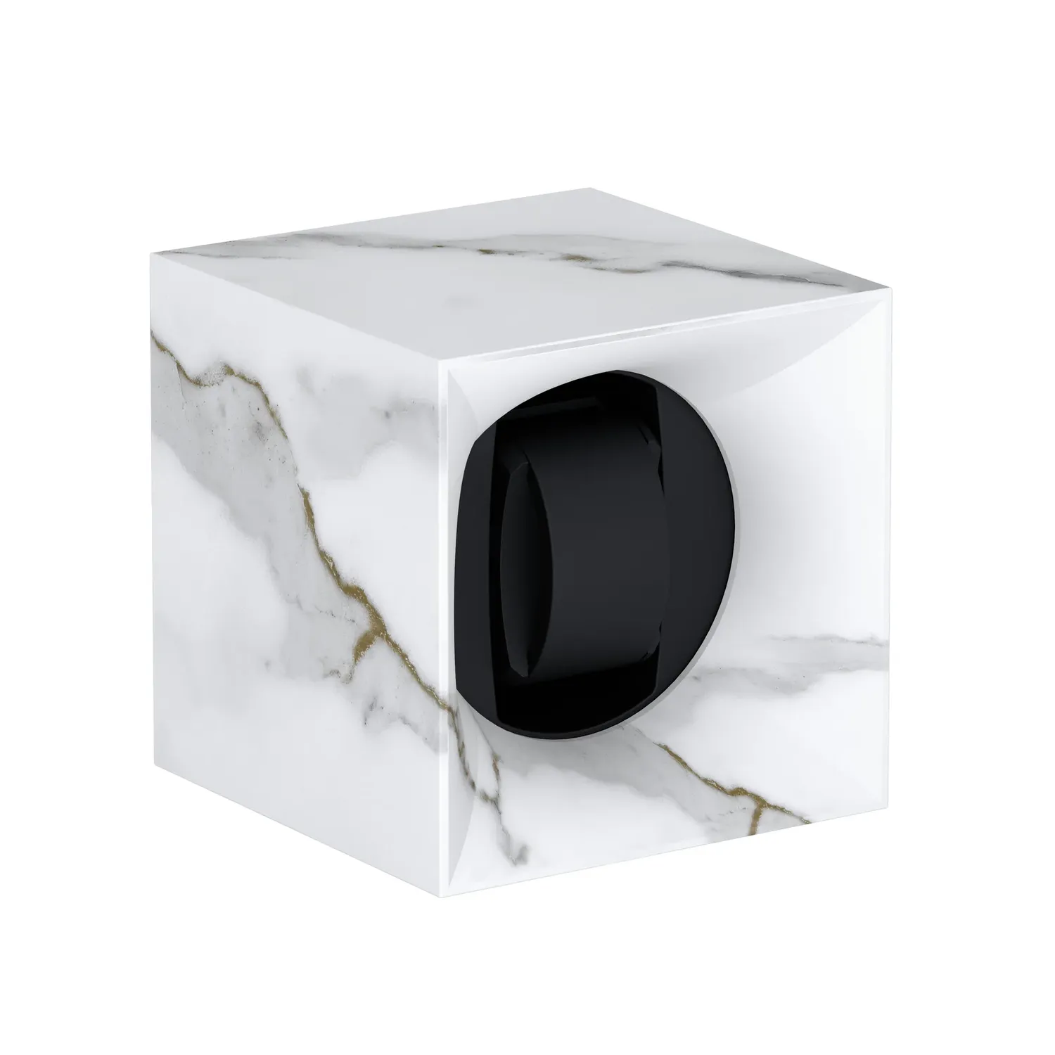 Remontoir Swiss Kubik STARTBOX Metamorphik Blanc Carrare