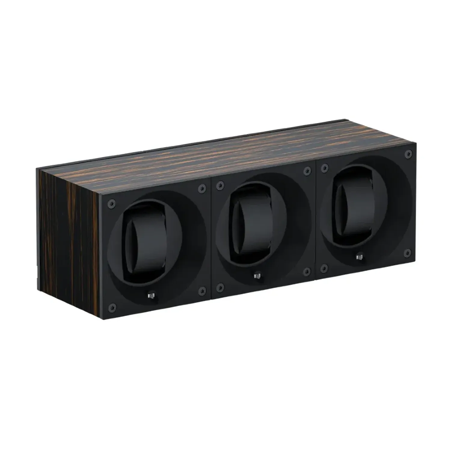 Remontoir Swiss Kubik MASTERBOX Triple Bois Palmier
