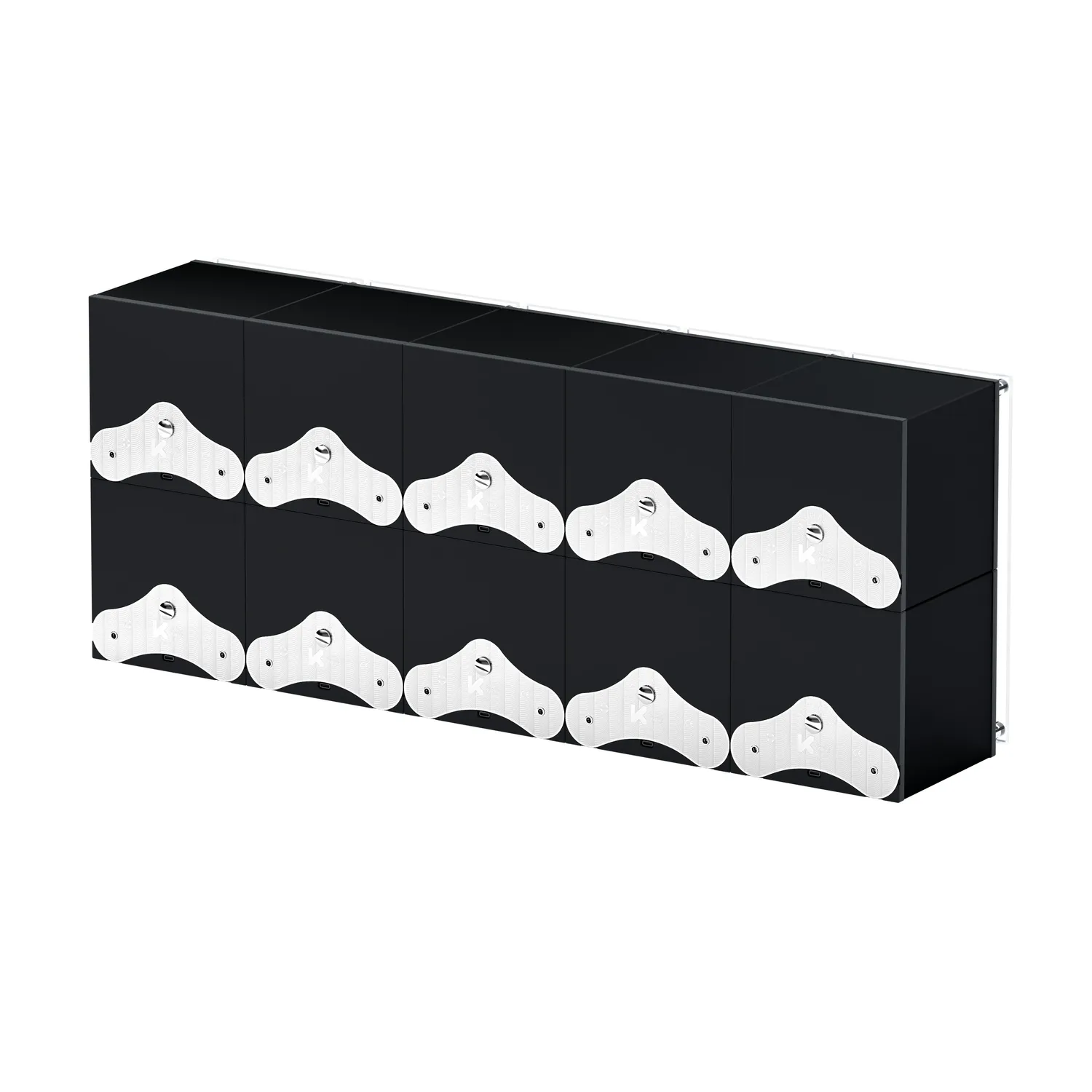 Remontoir SwissKubik 9 Montres Aluminium Noir Masterbox avec 2 Vitre protectrice simple