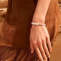 Bracelet Bangle PYTHON or rose semi pavé diamants