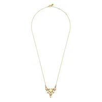 Collier Python PM or jaune et diamants