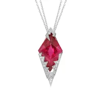 Pendentif Akillis Capture in Colors, tourmaline, diamants