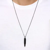 Collier Akillis Fatal Attraction Titane noir